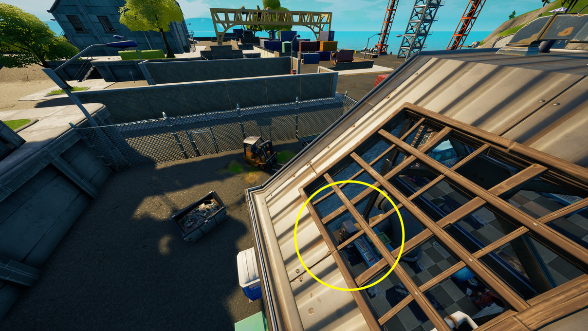 Fortnite guide All five of the Dirty Docks safe locations with golden bars