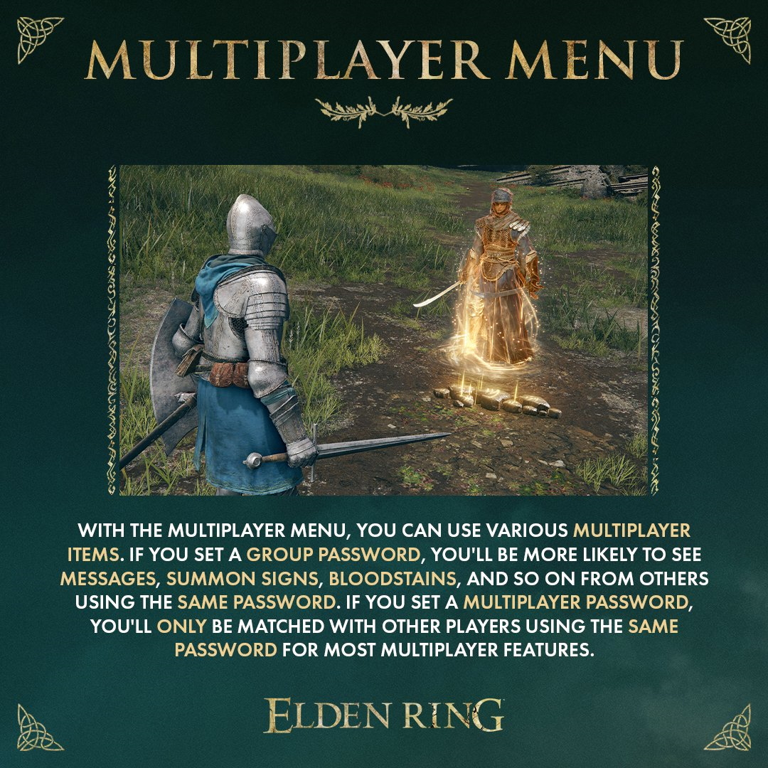 More Elden Ring details emerge flasks, multiplayer options, and summons